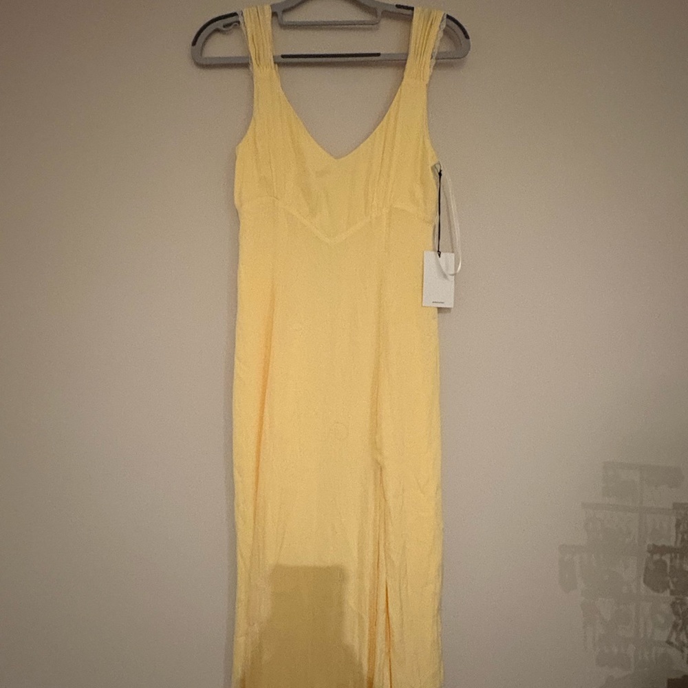 NWT LPA Sunny Yellow Midi Dress